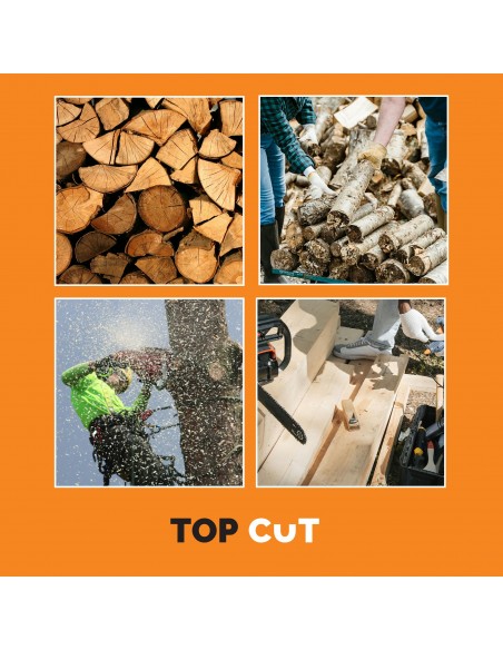 Mocna piła łańcuchowa spalinowa TOP CUT TC-CST25-25-01AC-V 5905842510876 11