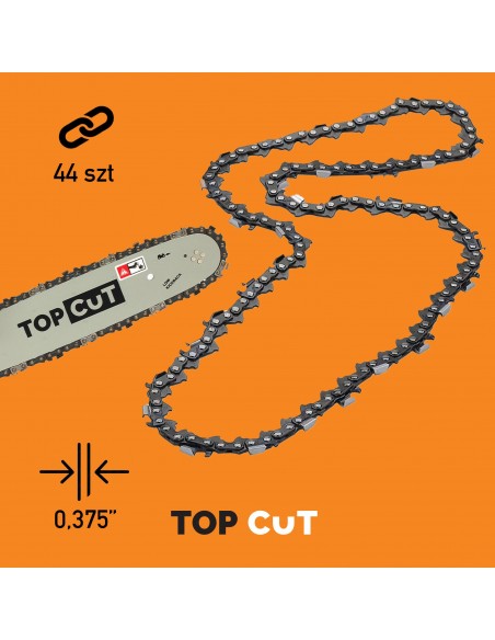 Mocna piła łańcuchowa spalinowa TOP CUT TC-CST25-25-01AC-V 5905842510876 8
