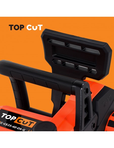 Solidna pilarka łańcuchowa elektryczna TOP CUT TC-CE25-40-OS-G, 2500W 5905842503557 4