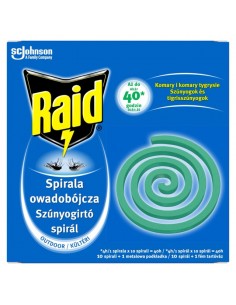 Zapobiegająca komarom spirala owadobójcza Raid Outdoor 10 szt. 5000204160390
