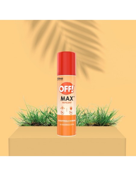 Nietłusty preparat przeciw kleszczom i komarom w aerozolu OFF! Max 100ml 5000204720884 2