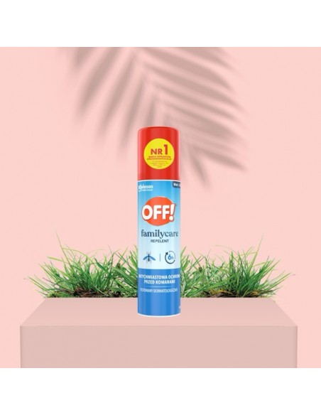 Odstraszający komary aerozol OFF! Family Care 100 ml 5000204330182 2
