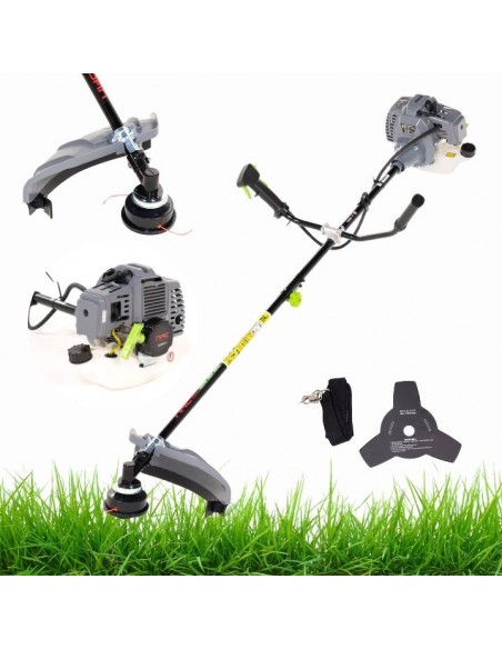 Funkcjonalna kosa spalinowa NAC BC580V-2 w zestawie z głowicą żyłkową tarczą tnącą i pasem nośnym - Kosy spalinowe NAC Funkcjonalna kosa spalinowa NAC BC580V-2 w zestawie z głowicą żyłkową tarczą tnącą i pasem nośnym 5902067851814