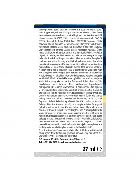 Bezzapachowy płyn owadobójczy przeciw komarom, zapas do elektrofumigatora Raid Family 5000204190052 7