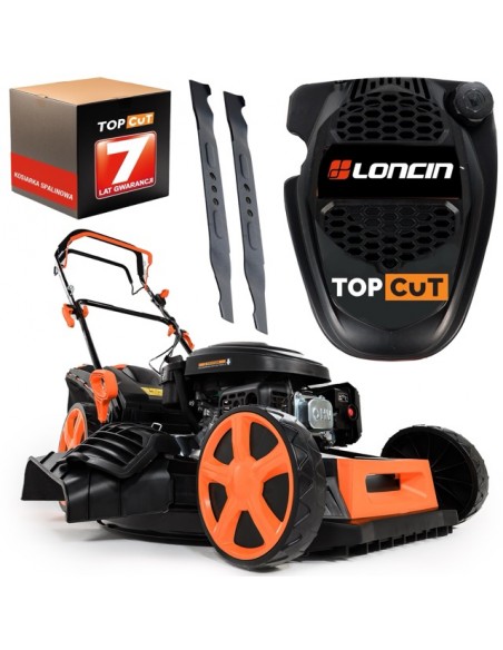 Kosiarka spalinowa z napędem TOP CUT TC-LS55-196L-SB 55 cm 196 cm3 z silnikiem Loncin 5905842525573