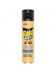 Skuteczny środek przeciw karaluchom i mrówkom w aerozolu Raid Max 3x400ml 8711800137866 2