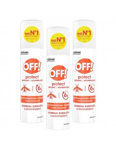 Nietłusty aerozol przeciwko komarom OFF! Protect 3x100 ml 5905718981403