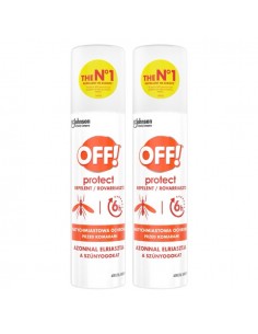 Wygodny repelent w aerozolu przeciw komarom OFF! Protect 2x100ml 5905718981410