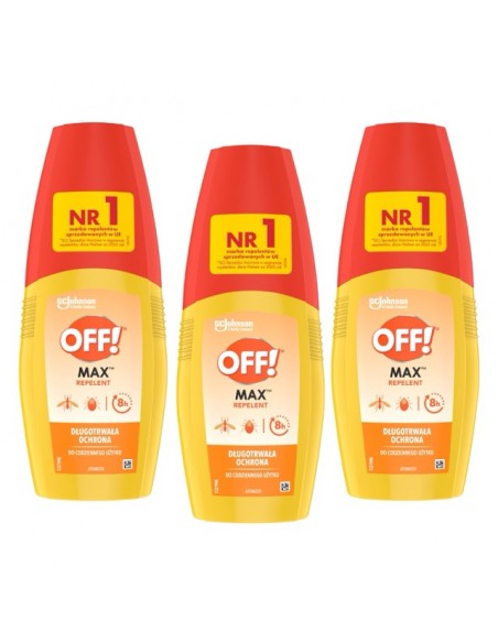 Funkcjonalny atomizer przeciw komarom i kleszczom OFF! Max 3x100ml 5000204160031