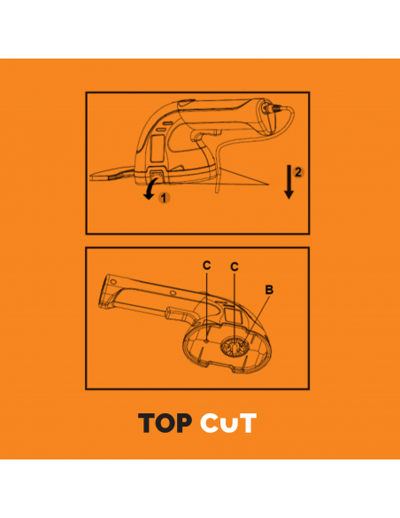 Zestaw ogrodowy - Nożyce akumulatorowe TOP CUT + Rękawice ogrodowe Anna Zaradna 5905842525917 10