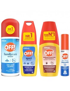 Ochronny zestaw OFF! przeciw kleszczom, komarom 3x100ml + żel na ukąszenia 25ml 5905718981069