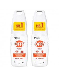 Nietłusty atomizer przeciw komarom i kleszczom OFF! Protect 2x100ml 4000290908754
