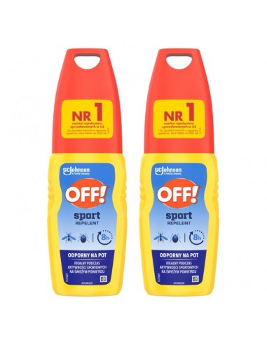Skuteczny atomizer spray na komary i kleszcze OFF! Sport 2x100ml 5905718981434