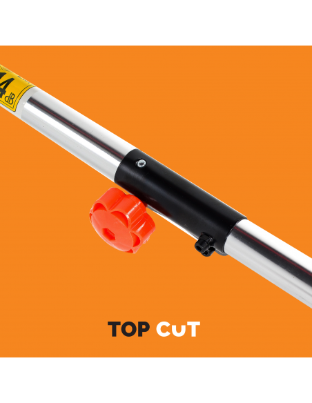 Wielofunkcyjna kosa spalinowa TOP CUT TC-BC520-15-V głowica z żyłką + nóż + pas naramienny 5905842510890 12