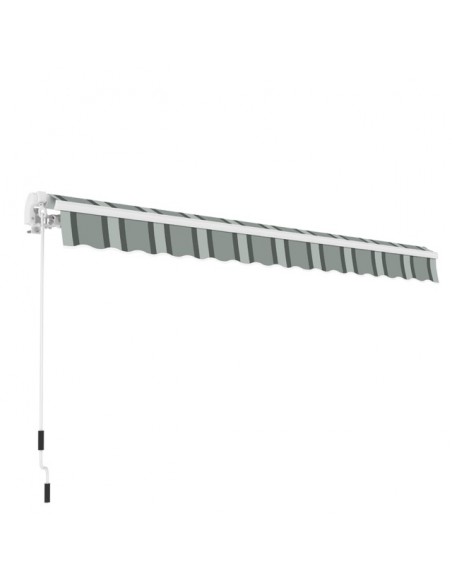 Szara markiza tarasowa Meven 400 x 250 cm - Pawilony i pergole Szara markiza tarasowa Meven 400 x 250 cm 5905842511750 2