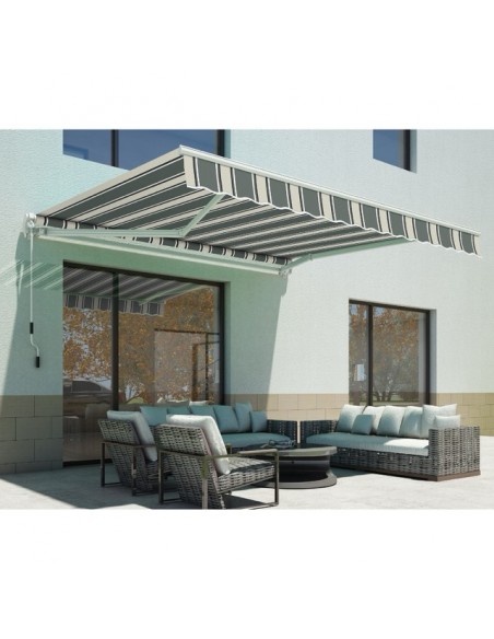 Duża markiza tarasowa Meven jasnoszara, 400 x 250 cm 5905842514539 3