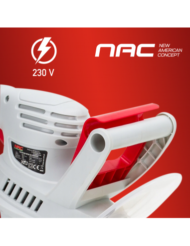 Elektryczne nożyce sieciowe do żywopłotu NAC HE60-CH 51cm, 230V 5902067855898 11