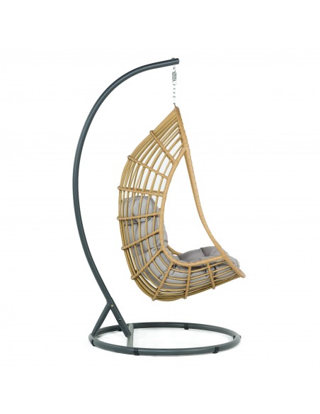 Beżowy fotel podwieszany ogrodowy JARDIN 5902490785014 3