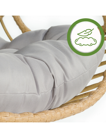 Beżowy fotel podwieszany ogrodowy JARDIN 5902490785014 7