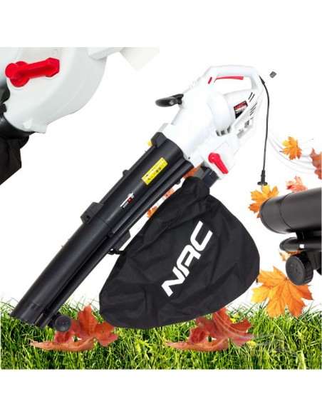 Mocny odkurzacz ogrodowy elektryczny, dmuchawa NAC VBE320- AS-J 3200 W 5902067856611