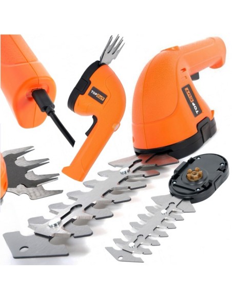 Nożyce do żywopłotu i trawy akumulatorowe 2-w-1 TOP CUT TC-N36-C 1,5Ah 3,6V 5905842525917