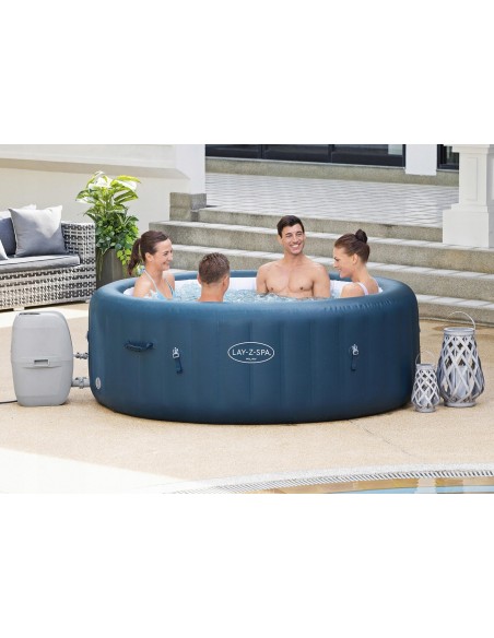 Dmuchane spa do ogrodu z hydromasażem i aplikacją Milan Bestway 196 x 71 cm 6942138975949 2