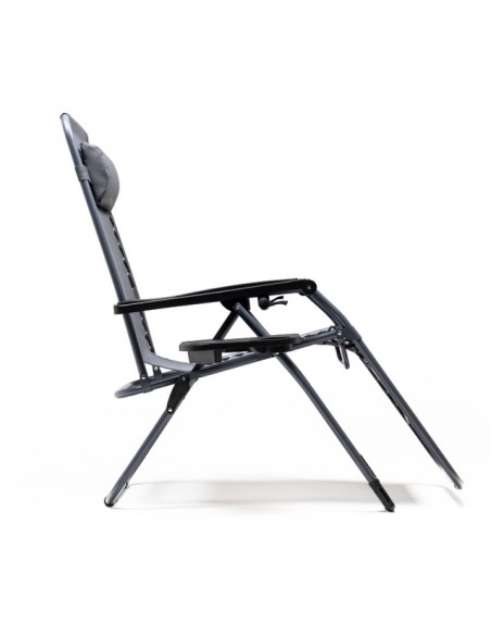 Składany leżak ogrodowy szary Zero Gravity Meven 5905842528949 6