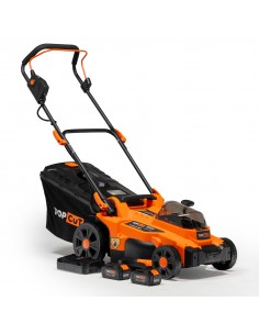 Kosiarka akumulatorowa z silnikiem indukcyjnym TC-KA40-37-2B40 40V 37cm + 2 akumulatory 4 Ah i ładowarka 5905842525962