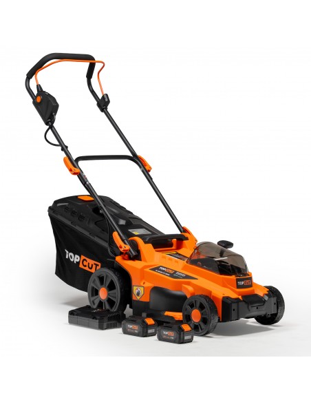 Kosiarka akumulatorowa z silnikiem indukcyjnym TC-KA40-37-2B40 40V 37cm + 2 akumulatory 4 Ah i ładowarka 5905842525962