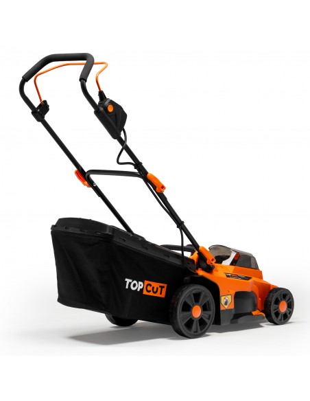 Kosiarka akumulatorowa z silnikiem indukcyjnym TC-KA40-37-2B40 40V 37cm + 2 akumulatory 4 Ah i ładowarka 5905842525962 4