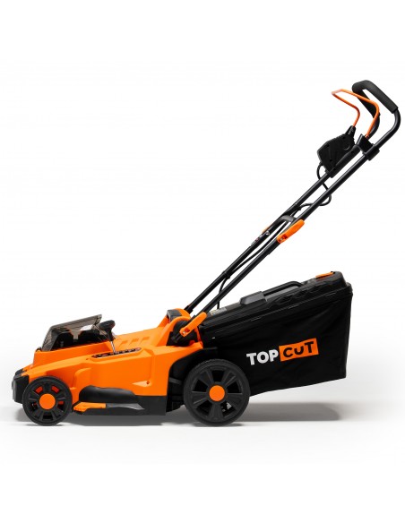 Kosiarka akumulatorowa z silnikiem indukcyjnym TC-KA40-37-2B40 40V 37cm + 2 akumulatory 4 Ah i ładowarka 5905842525962 14