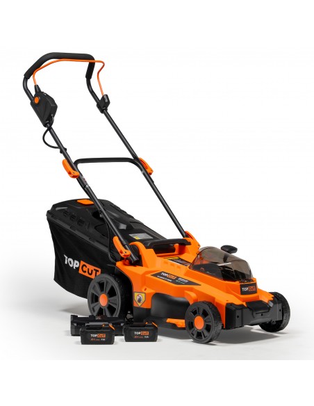 Kosiarka akumulatorowa z silnikiem indukcyjnym TC-KA40-37-2B40 40V 37cm + 2 akumulatory 4 Ah i ładowarka 5905842525962 15