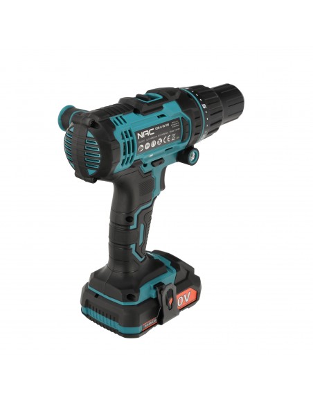 Wydajna wiertarko wkrętarka akumulatorowa udarowa NAC 2x2Ah + walizka 5905842520271 3