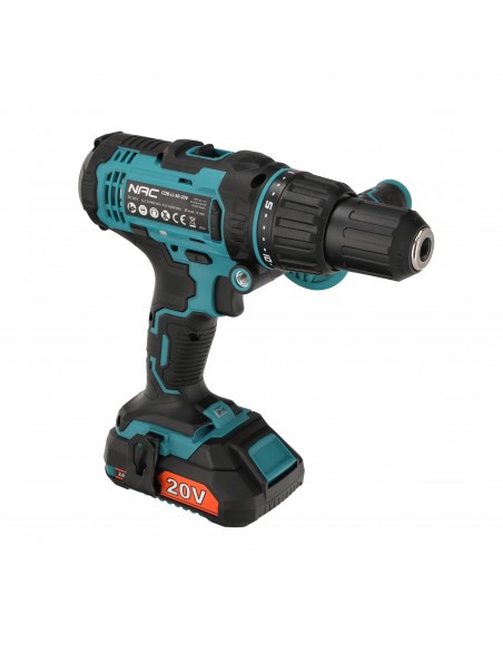 Wydajna wiertarko wkrętarka akumulatorowa udarowa NAC 2x2Ah + walizka 5905842520271 5