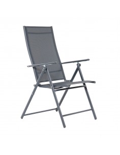 Szary fotel wielopozycyjny Daytona Meven 2 szt. 5905842532526 2