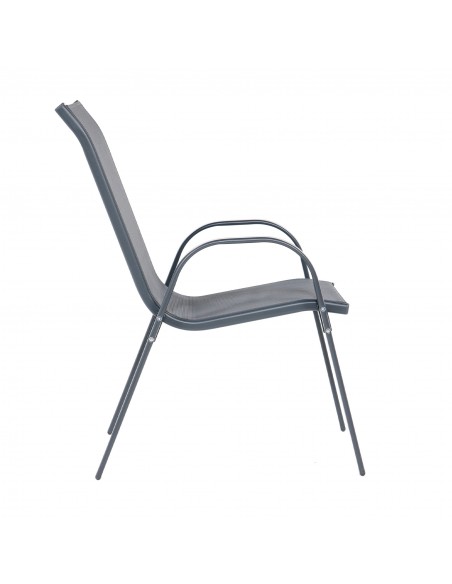 Lekkie krzesło ogrodowe szare Floryda Meven 2 szt. - Fotele i leżaki Lekkie krzesło ogrodowe szare Floryda Meven 2 szt. 5905842532519 4