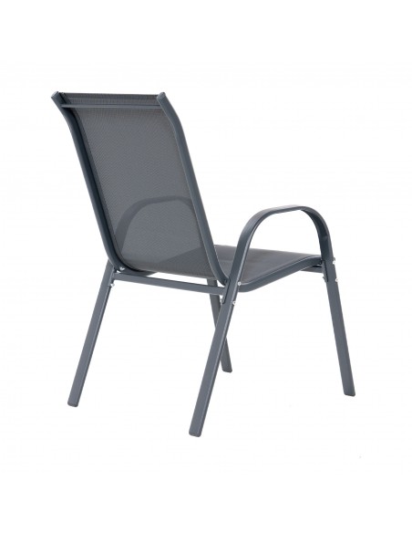 Lekkie krzesło ogrodowe szare Floryda Meven 2 szt. - Fotele i leżaki Lekkie krzesło ogrodowe szare Floryda Meven 2 szt. 5905842532519 5