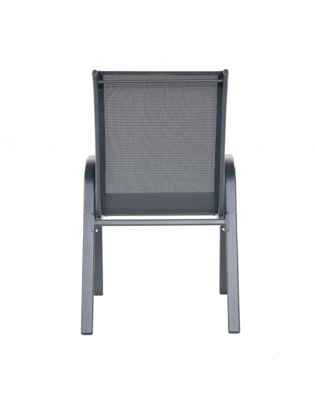 Lekkie krzesło ogrodowe szare Floryda Meven 2 szt. - Fotele i leżaki Lekkie krzesło ogrodowe szare Floryda Meven 2 szt. 5905842532519 6