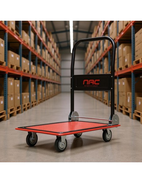 Wózek transportowy z udźwigiem do 150kg i składaną rączką NAC-150 - Sprzęt warsztatowy Wózek transportowy z udźwigiem do 150kg i składaną rączką NAC-150 5905842527669 8