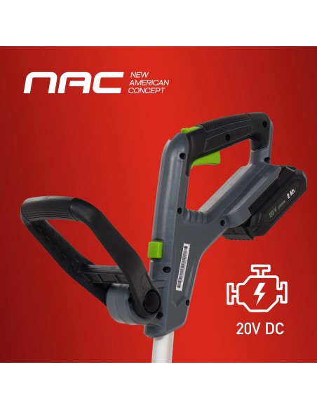 Podkaszarka akumulatorowa z baterią i ładowarką 30 cm NAC TB20-B20-S 20V 5905842524903 5