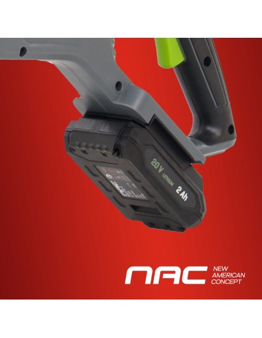 Podkaszarka akumulatorowa z baterią i ładowarką 30 cm NAC TB20-B20-S 20V 5905842524903 10