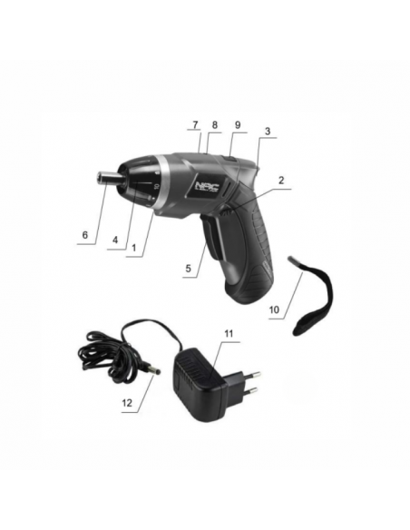 Wkrętak akumulatorowy z zestawem akcesoriów NAC SC-LI-36-S 5905842520301 6