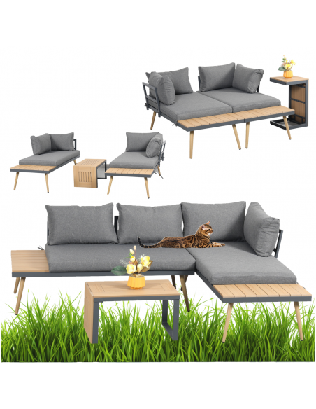 Modułowe meble ogrodowe 3w1 Palma Meven 5905842533813