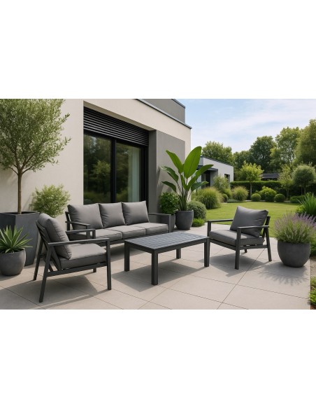 Aluminiowy zestaw mebli do ogrodu, na taras Aruba Meven 5905842533820 13