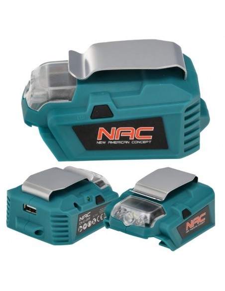 Adapter USB do ładowarki akumulatorowej NAC CH-LI-20V - Elektronarzędzia NAC Adapter USB do ładowarki akumulatorowej NAC CH-LI-20V 5905842520172 9