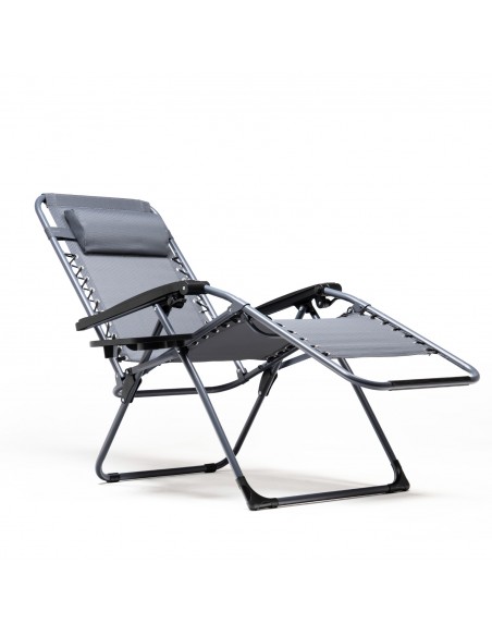Lekki fotel ogrodowy składany Zero Gravity Meven - zestaw 2 szt. 5905842528949 7
