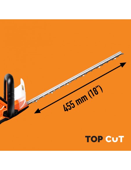 Akumulatorowe nożyce do żywopłotu 45 cm 20V TOP CUT TC-NA20-B20-45-L-RH 5905842525924 6