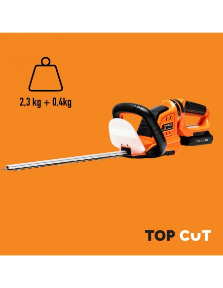 Akumulatorowe nożyce do żywopłotu 45 cm 20V TOP CUT TC-NA20-B20-45-L-RH 5905842525924 8