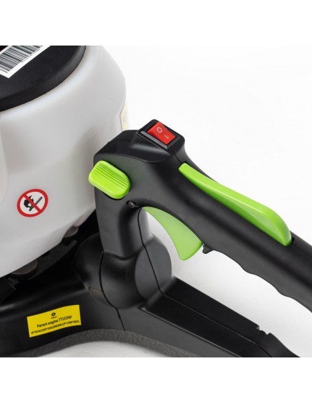 Solidne nożyce spalinowe do żywopłotu NAC HTP60-225-T wyposażone w obrotową oraz system antywibracyjny 5902067851661 9