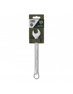 Klucz płasko-oczkowy ze stali chromowo-wanadowej 15 mm NAC PRO NP-SP-S15 5905842527300